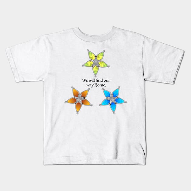 KH, We will find our way home Kids T-Shirt by SalwaSAlQattan